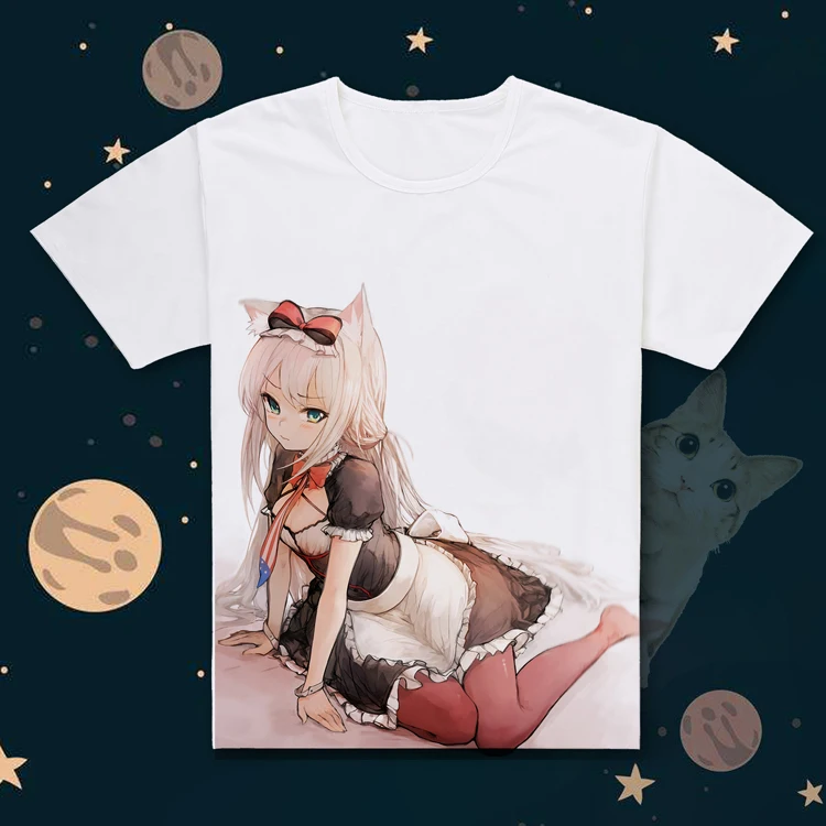 Горячая игра Azur Lane Hammann юбка с короткими рукавами ВМС США Йорк футболка классная
