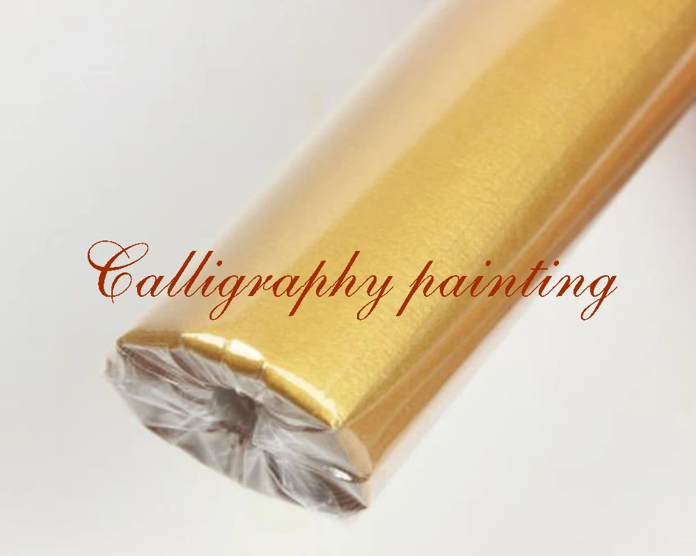 5pc Handmade Mud Gold Rice Xuan Paper Ink Brush Calligraphy Painting