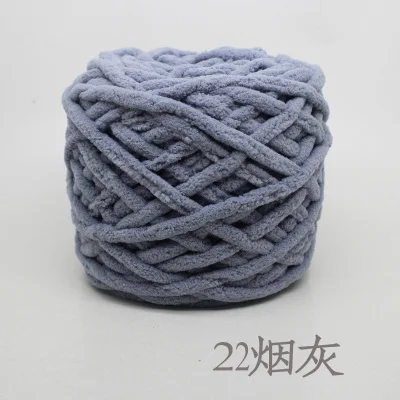 1 шт = 100 г thick cotton yarn Мягкая теплая толстая шерсть ледяная пряжа молочный хлопок линия грубой шерсти вязание крючком Пряжа ручной вязки пряжа для шарфа обувь свитер - Color: 22