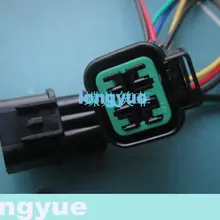 Longyue 2 комплект 6 контактный светильник Mitsu розетка косичка фары Разъем жгут для hyundai и Kia Maxima new15cm провода