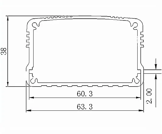 10 шт. маленький электронный алюминиевый корпус экрана темно-серый цвет Стойка Металлическая Коробка 38*64*95 мм