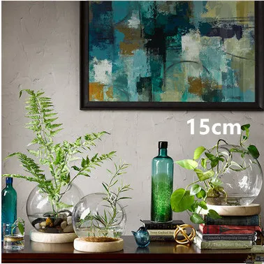 Size 15cm Round Mordern Party Crystal Wedding Home Decor Supplier 1 Size 15cm Round Mordern Party Crystal Wedding Home Decor Supplier 1 Hole Artificial Flower Gl Hydroponic Vase Clear In Bottles Jars Bo From