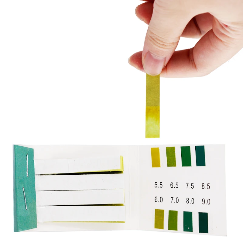 Universal indicator papers PH Range 5.5-9.0 5x 80 Strips Alkaline pH Test Paper Lab Supplies 20%off | Инструменты