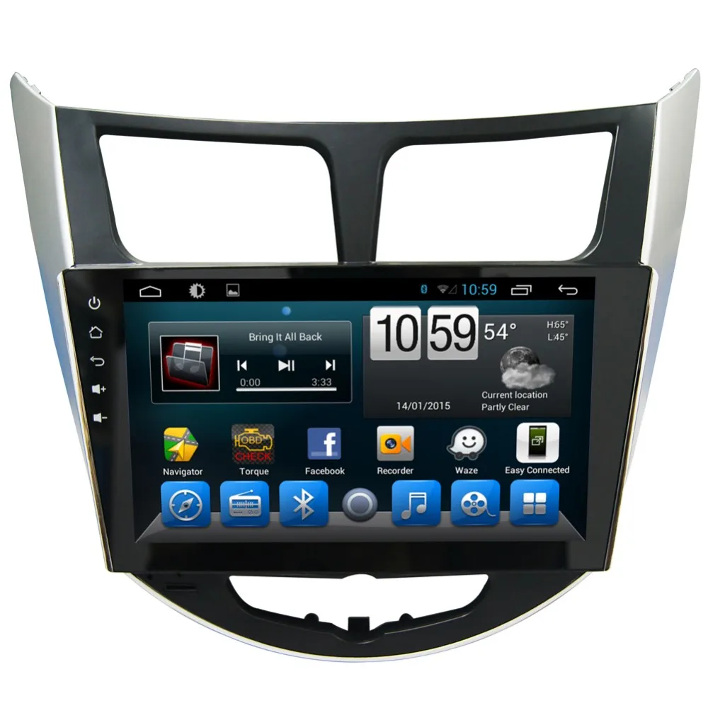 Perfect 9" HD 1024*600 Android 6.0 Car DVD Radio GPS Stereo Navigation Player for Hyundai Verna Solaris Accent 2011 2012 2013 2014 2015 1