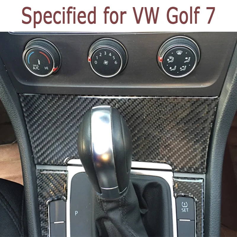 Обшивка с центральной консолью переменного тока из углеродного волокна наклейки