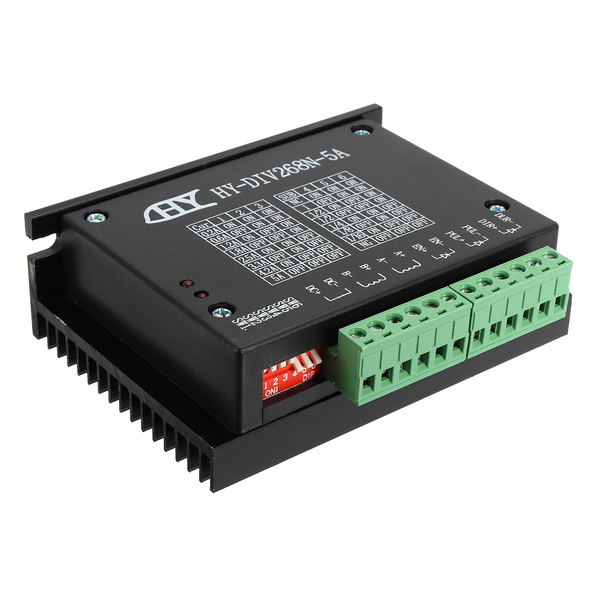 

TB6600 0.2-5A CNC 50VDC Two Four Phase Hybrid Single Withstand Engraving Machine Stepper Single Axis Motor Driver Controller