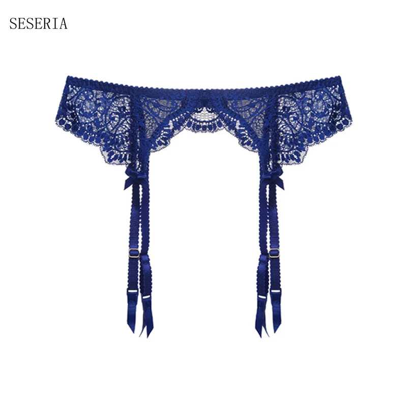 SESERIA Sexy Garter Belt Punk Gothic Women Garters Belt For Stockings