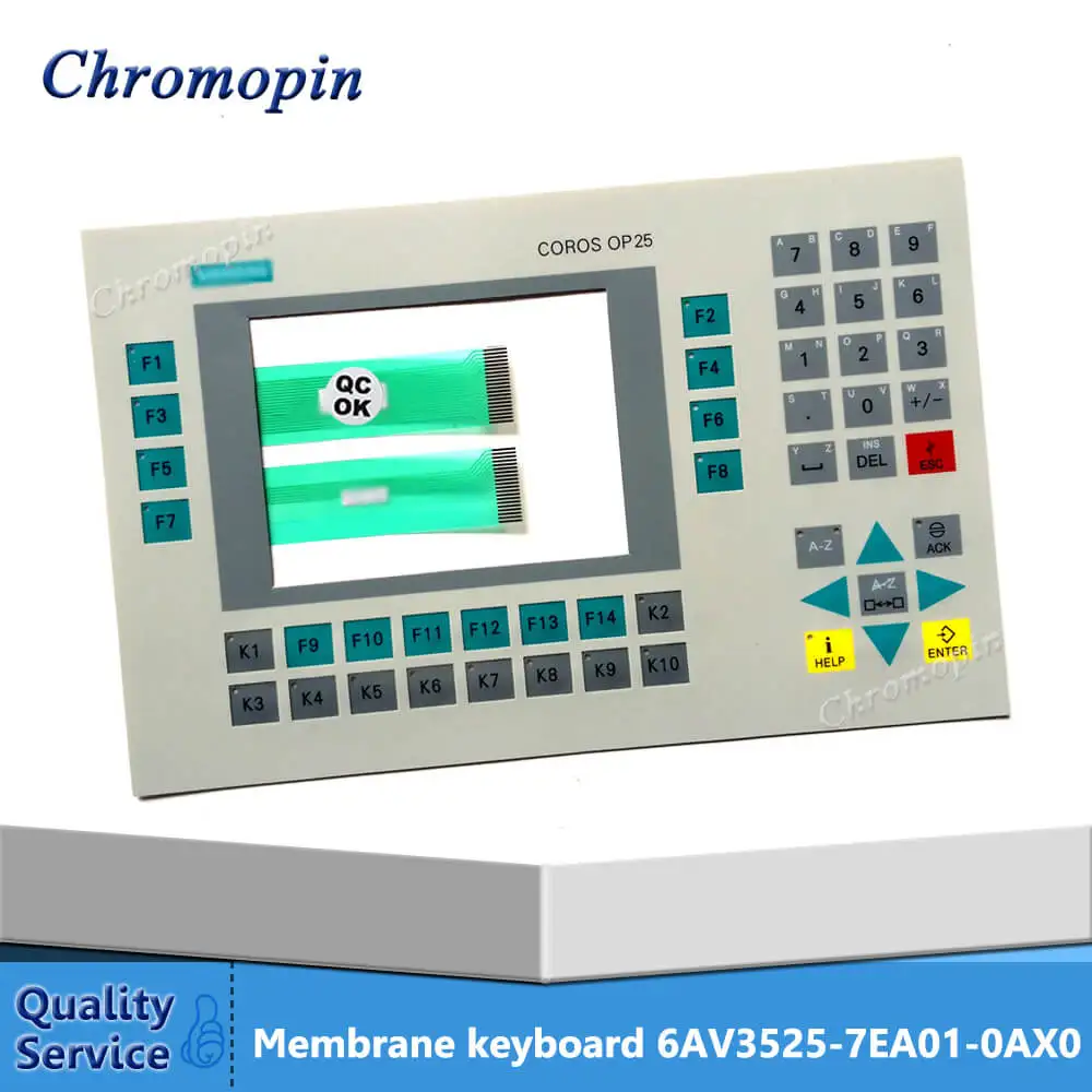 Мембранная клавиатура для 6AV3525 7EA01 0AX0 6AV3 525 1EA01 OP25|Сенсорный панели| |