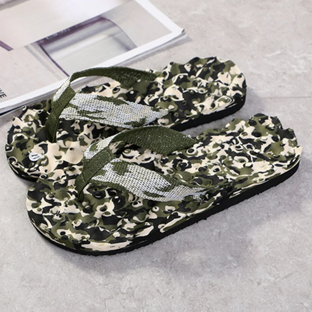 camo flip flops womens