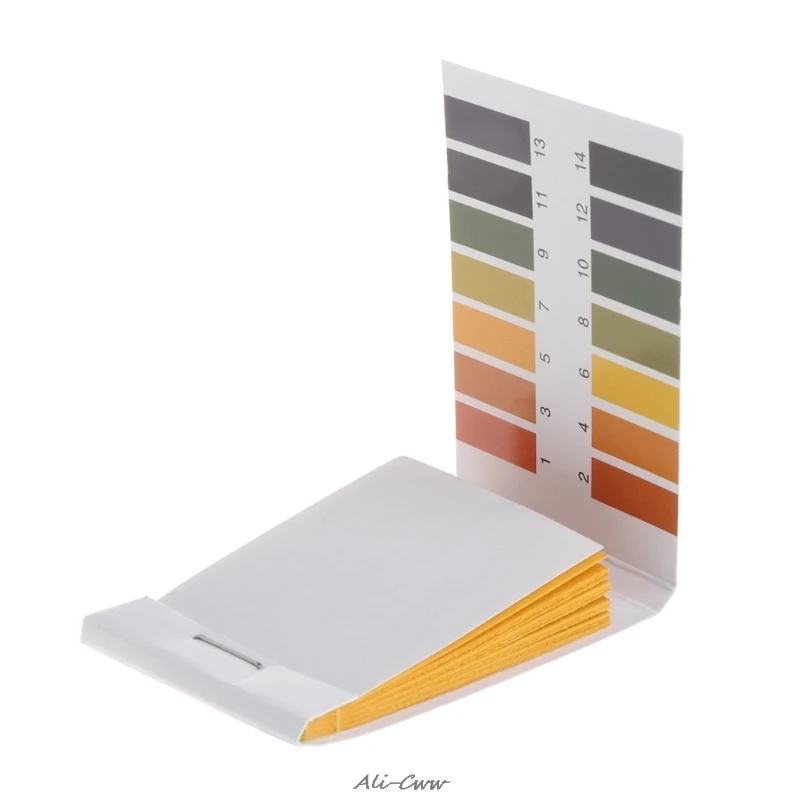 

80 Pcs Test Paper 1-14 PH Solution Strips Litmus Tool Kit Indicator Aquarium Pond