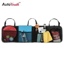 AUTOYOUTH BackSeat Trunk Storage Organizer – 5 Pocket Auto Interior, Perfect Car Organizer, Multipurpose Cargo Accessories