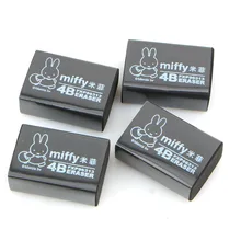 Novelty Black Premium Latex Erasers Office School Art Drawing Stationery Supplies Free Shipping