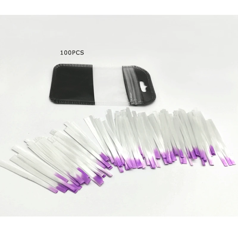 

100pcs/set Fiberglass Nail Extension Glass Fibernails Fiber Set Nail Form Acrylic Tips False Nail Manicure Salon Tool Set 2019