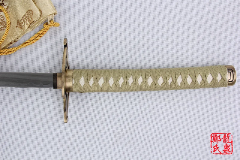 4" фантастический самурайский клинок Ulquiorra Cifer's Murcielago Реплика Bleach Sword Косплей Катана декоративный реквизит для косплея не острый