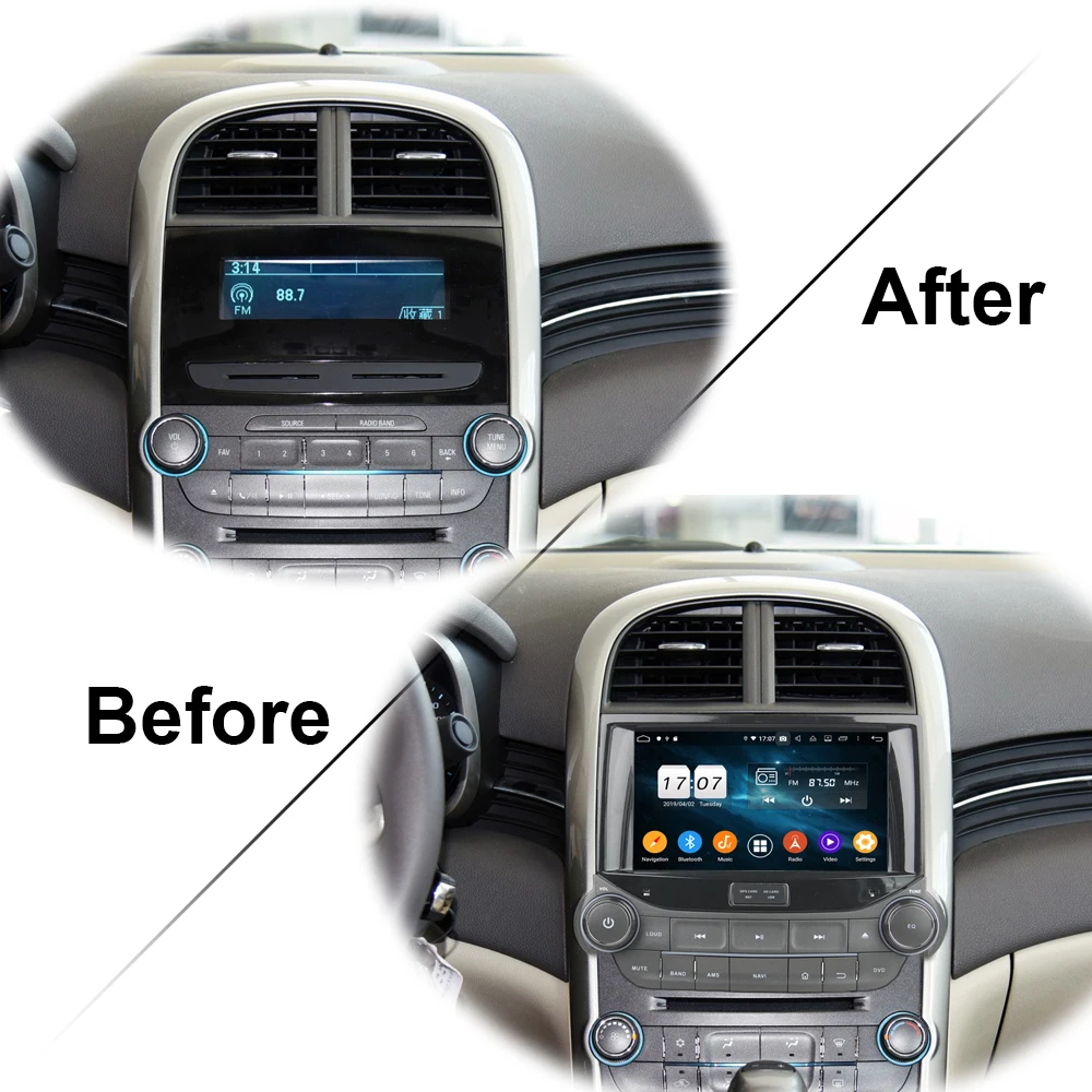 Flash Deal Owtosin Car Radio Multimedia Video Player Navigation GPS Android 9.0 For Chevrolet Malibu 2012 2013 2014 2015 2016 Car 4GB RAM 2