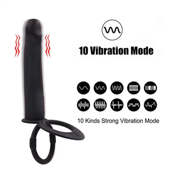 Silicone Dildo Vibrators Double Penetration Vibrators Anus Plug Butt For Women Clitoris Stimulate Adult Toys Prostate Massager 2