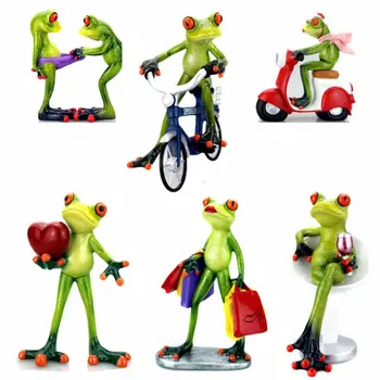 

Home Decoration Frogs Figurine Sexy Modern Resin Home Sculpture Dolls Resin Model Odd Gifts Crafts Animal Ornaments