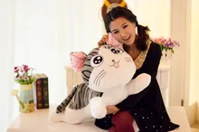 cartoon toy, large about 80cm cute cat plush toy soft throw pillow, birthday gift w5302