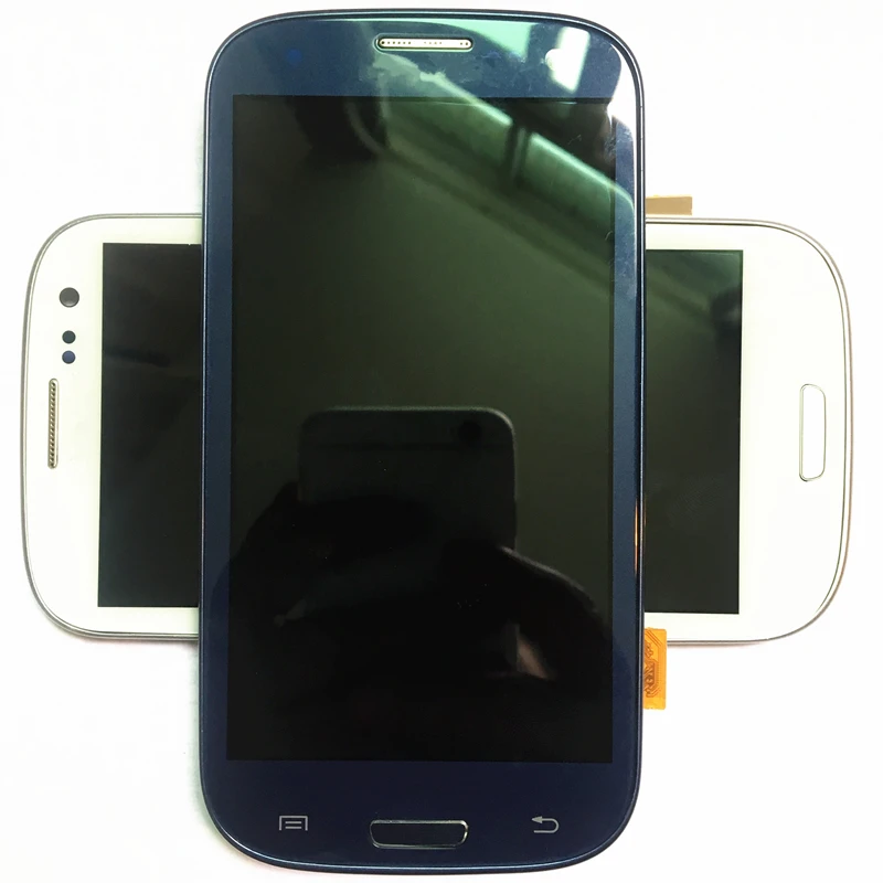 Протестированный яркость ЖК-экран сенсорный дигитайзер для samsung Galaxy SIII S3 i9300 с рамкой Замена закаленное стекло