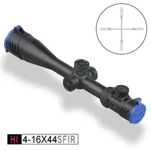 Обнаружение HI 4-16X44SFIR области MIL-DOT R& G светящаяся сетка или пузырьковый уровень Боковая регулировка параллакса Turrets Lockable Riflescopes