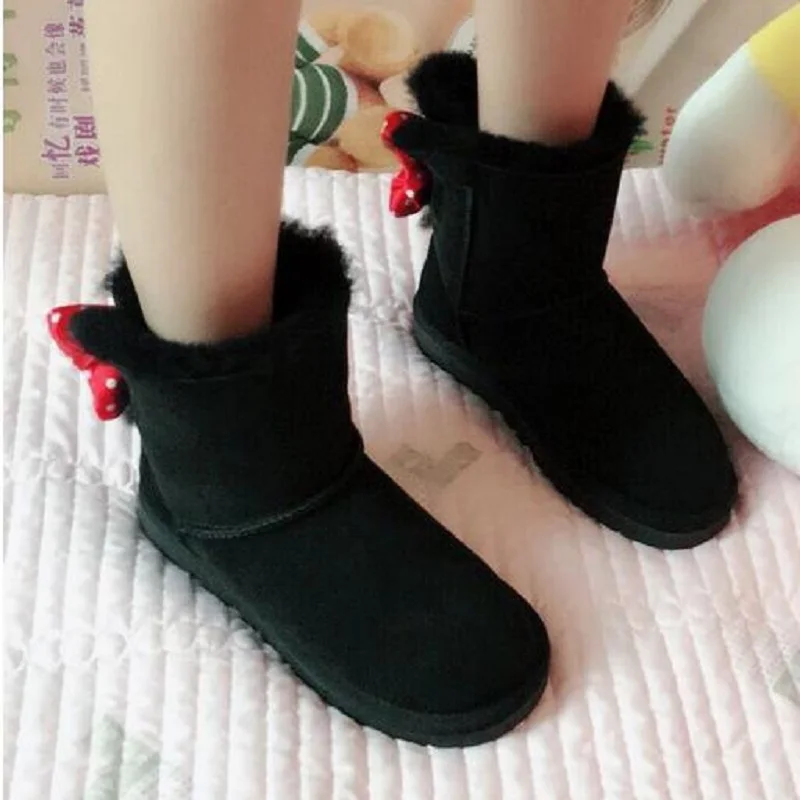 

MoBeiNi 2018 Women's boots winter casual comfort cotton short tube women's shoes warm fashion non-slip soles thickening new snow