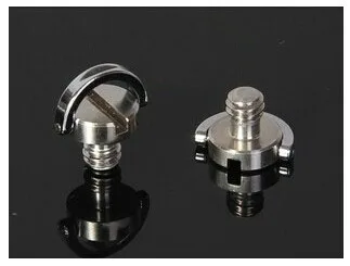 

2pcs Tripod Heads Captive 1/4 Folding D-Ring Adapter for Screw Cam Tripod Monopod Quick Release Plate