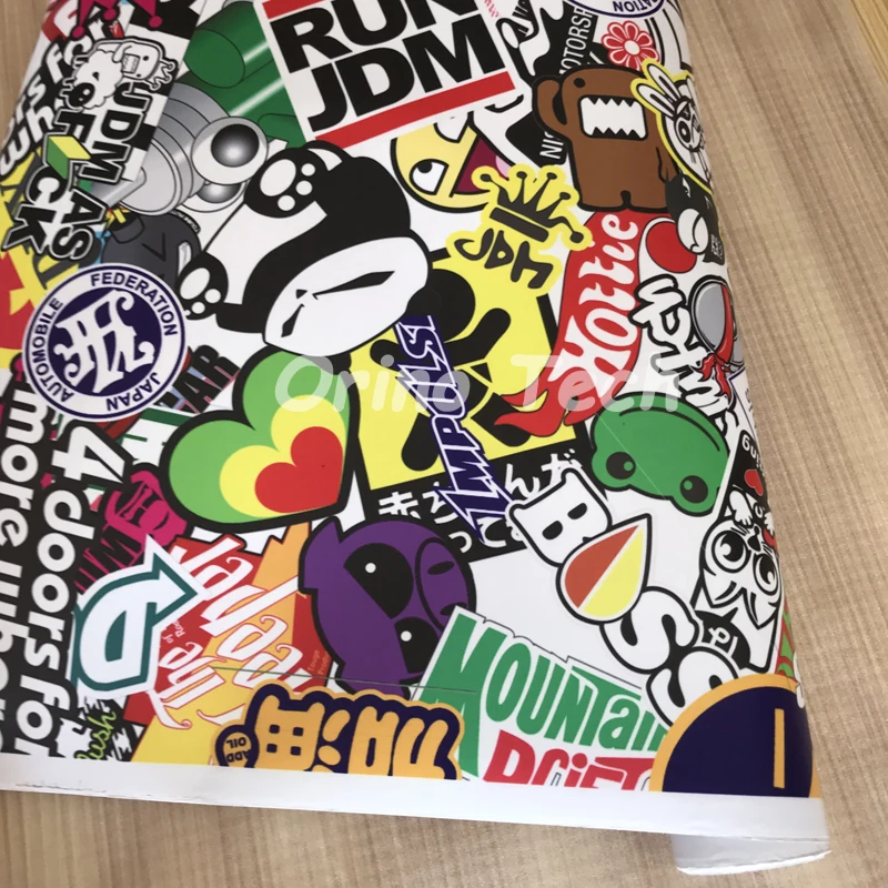 

Graffiti Sticker Bomb Vinyl Car Wrap Skull Stickerbomb Sheets PVC JDM Laptop Racing Motor Car Motorbike Vinyl Decal FILM