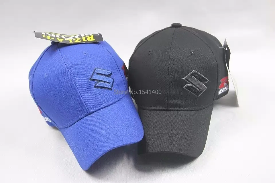 Черная синяя бейсболка с вышитым логотипом автомобиля SUZUKI, летняя модная Регулируемая Кепка для фанатов, шляпа от солнца, шляпы для грузовиков
