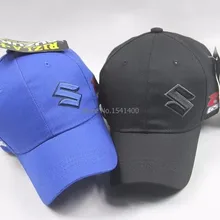 Черная синяя бейсболка с вышитым логотипом автомобиля SUZUKI, летняя модная Регулируемая Кепка для фанатов, шляпа от солнца, шляпы для грузовиков