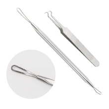 8 шт. пинцеты для удаления угрей, иглы для удаления прыщей, экстрактор, очиститель пятен, средство для удаления комедона, инструмент для ухода за лицом, иглы