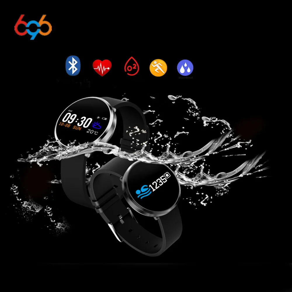 

696 S3 Smart Watch Women IP68 fitness tracker Heart Rate Blood Pressure