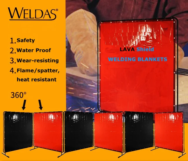 Orange Translucent UV Welding Wall Flame Resistance Fire Retardant 1.74*1.74M Vinyl Transmission UV Welding Curtain Screen 4