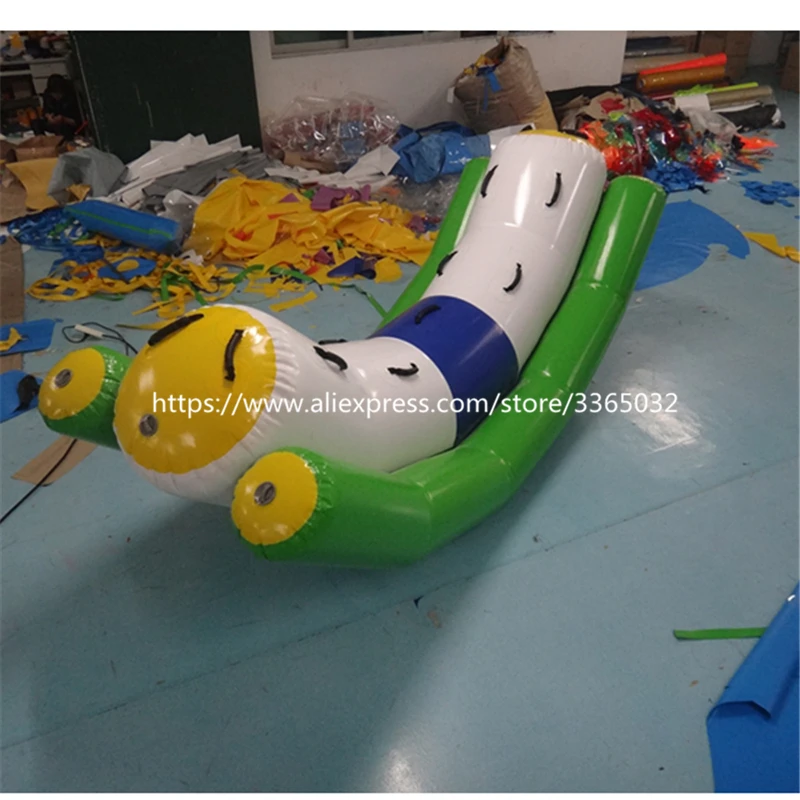1 play inflatable water tube water seesaw (15)