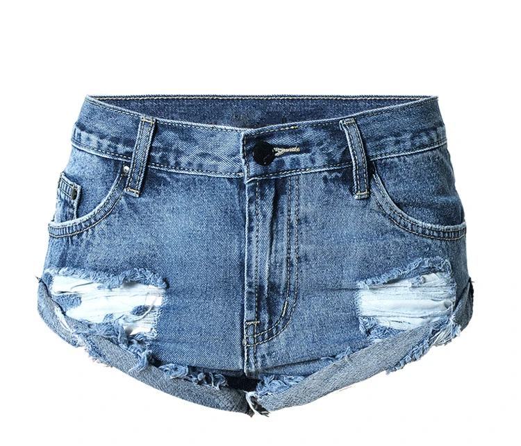 2017 Sexy Brand Women Cloth Denim Shorts Mid Waist Slim Ripped Cuffs 100% Cotton Hot Pants Female Hot Short Denim Jeans Pants (18)