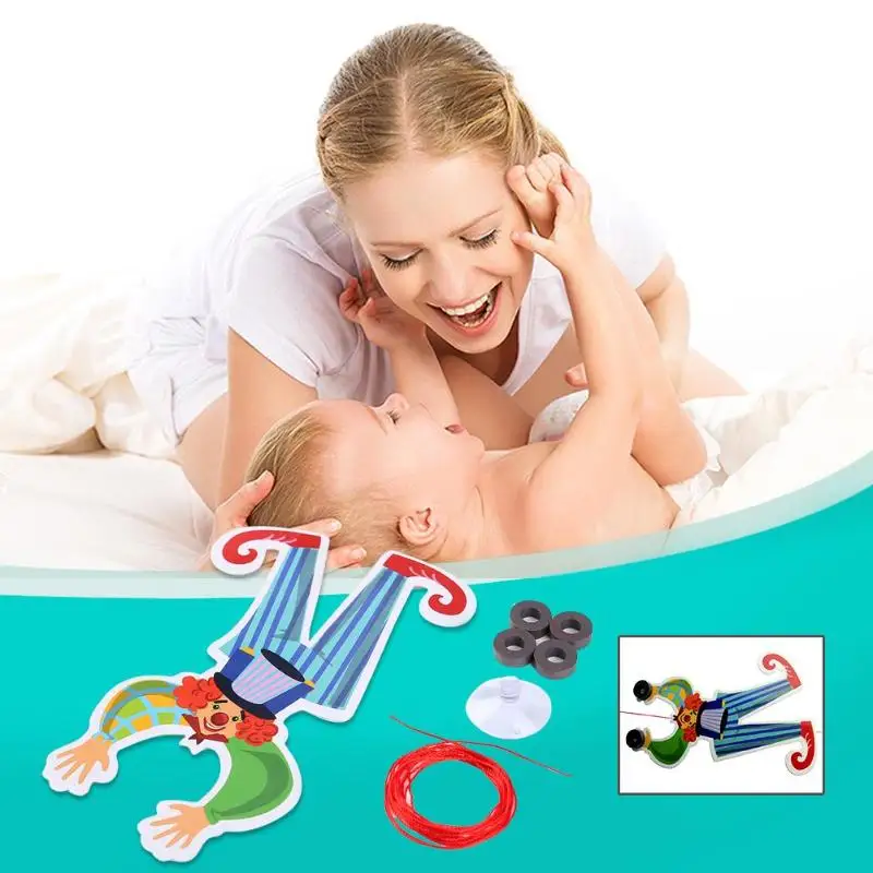 Новинка DIY игрушки клоун ходьба провода DIY гравитационный принцип обучающая игрушка для детей дети игрушки