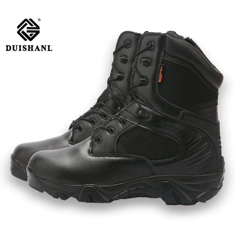 Bottes Hommes Colour Chaussures Militaires Duishanl black Spécial Travail En Sand Safty Cuir Hiver L'armée Forcetactical Combat De Colour 1wE57qR5