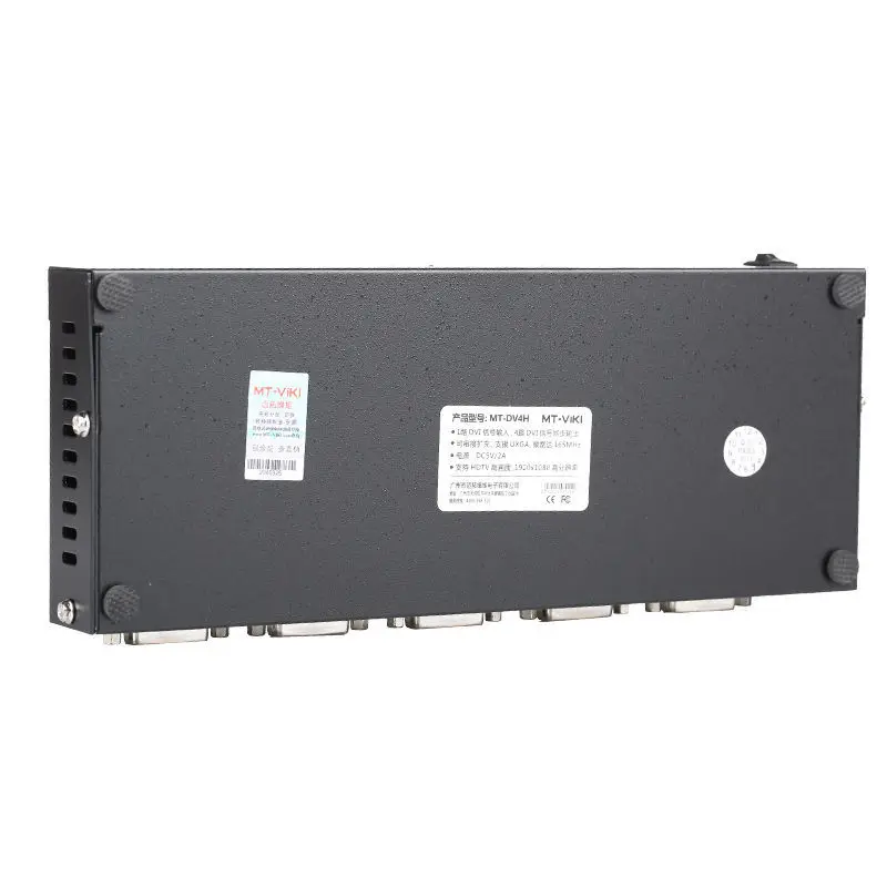 MT-VIKI 4 Port DVI Splitter Video Distributor 1 Input 4 Output Multiple LCD Monitor Sync Display1920x1080 resolution MT-DV4H