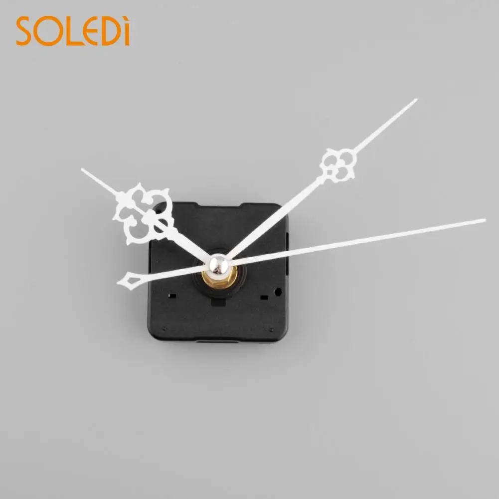 

SOLEDI Clock Quartz Movement Mechanism White Hand Replacement Part Repair Kit