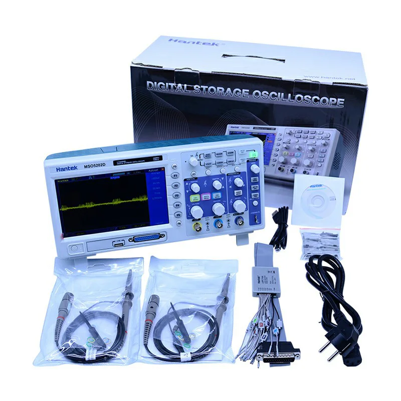 

200MHz MSO5202D Mixed Signal Digital Oscilloscope 16 Logical Channels+)+2 Analog Channels + External Trigger Channel
