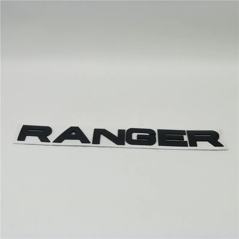 Ranger эмблема на решетку радиатора задний загрузки Логотип для Ford Ranger PX MK2 MC 2012- прямой - Цвет: black