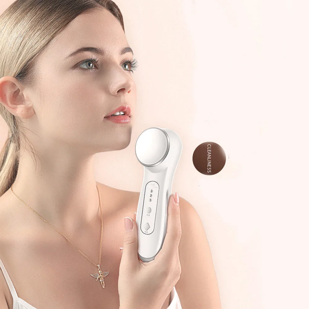 

Ultrasound Iontophoresis Facial Detoxification Instrument facial slim skin rejuvenation whitening anti wrinkle Beauty Instrument