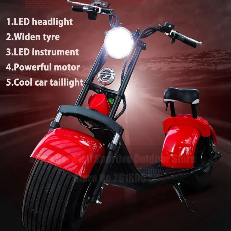 Clearance Electric motorcycles Electric Scooter Adult E-Bike 1500W 1000W Popular Fat Tire Newest Smart Speedway Two Wheel APP City Bicycle 2
