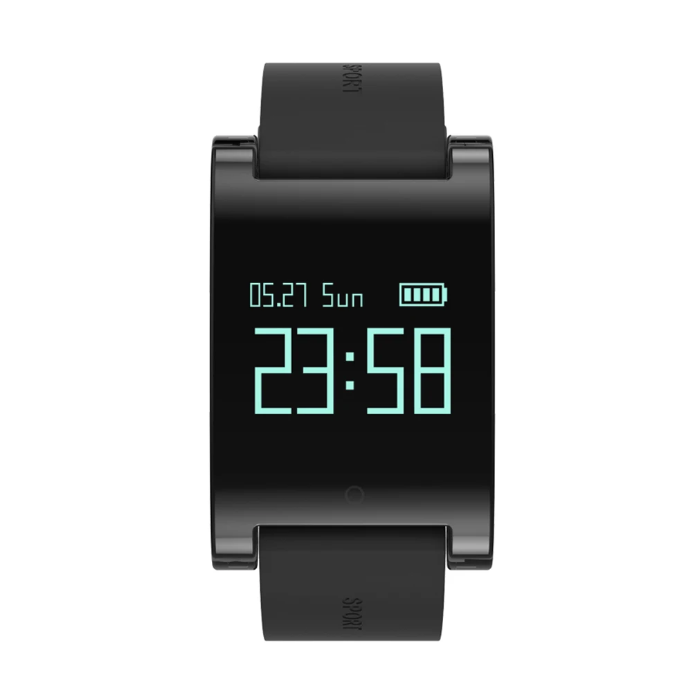 IP67 Waterproof 0 95inch LCD Screen Smart Bracelet Fitness Tracker Heart Rated Monitor IP67 Bluetooth Wristband