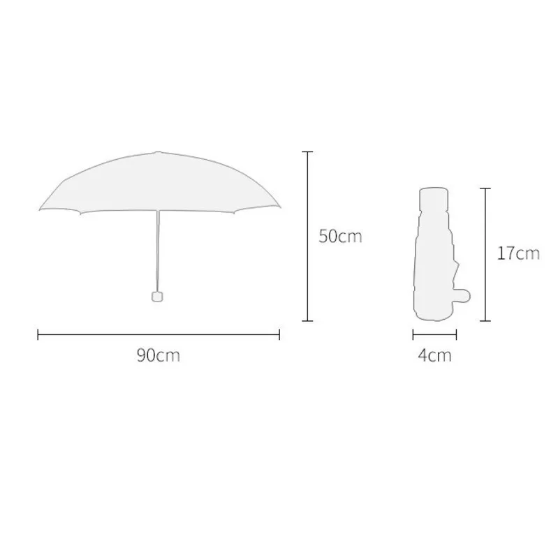 Kocotree мультфильм маленький зонтик с принцем дождь женщин складные зонты женский зонтик от солнца прекрасный Paraguas карманный мини-зонтик
