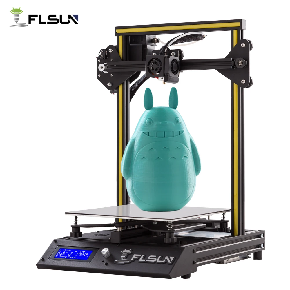 Flsun 3d принтер большая площадь печати 240*240*260 мм предварительно построенный 3d принтер металлическая рама Высокая точность Подогреваемая кровать поддержка с открытым исходным кодом