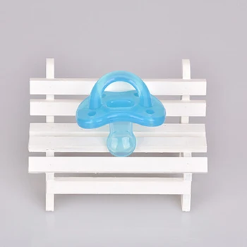 

1Pc Hot Newborn Baby Pacifier Solid Candy Color Dummy Baby Nipples Tool Safety Silicone Material Feeding Accessories 2 Colors