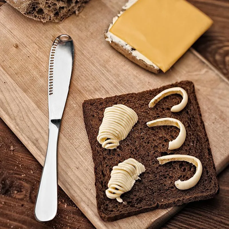 

Butter Knife Dessert Jam Spreaders Cream Cheese Knifes Utensil Cutlery Dessert Tools Stainless Steel Knife for Toast Breakfast