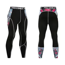 Лидер продаж, мужские колготки для бега, компрессионная одежда для бега, штаны для спортзала, Мужские штаны для бодибилдинга, обтягивающие Стрейчевые спортивные брюки