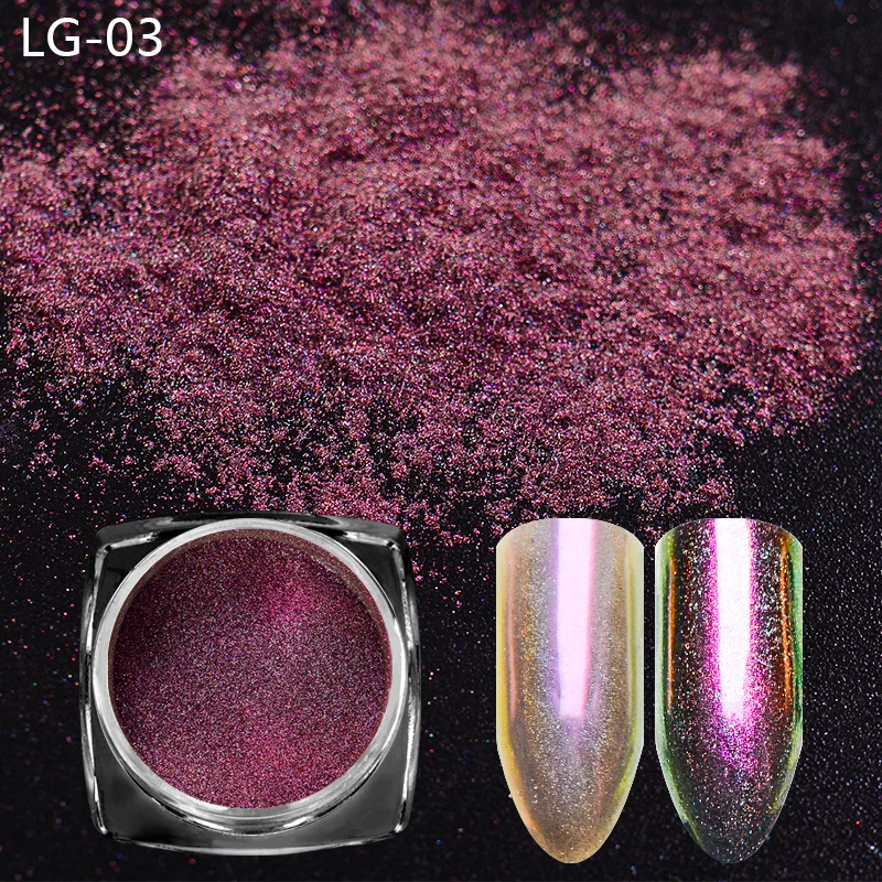 Mtssii 0.2g Holographic Shiny Powder Magic Mirror Powder Nail Glitters Dust Laser Nail Decorations DIY Manicure Designs - Цвет: W4994