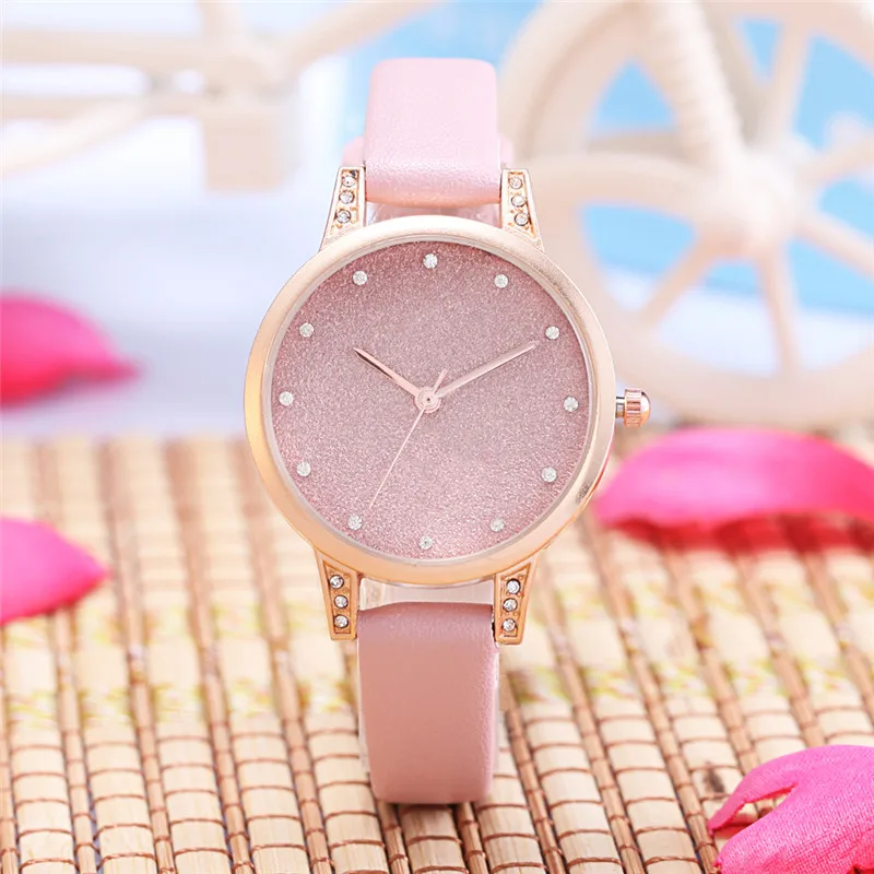 

Exquisite Minimalist Brand Fashion Women's Dress Watches Fantasy Small Dial Female Leather Quartz Watch Ladies Wristwatch
